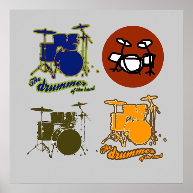 drummer's wall poster (Front)