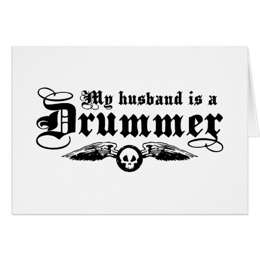 Drummer's Wife Cards (Front Horizontal)
