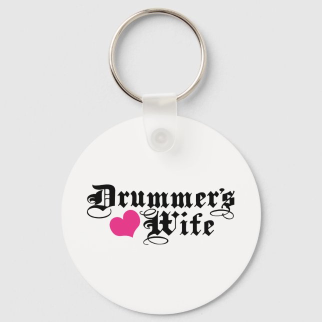 Drummer's Wife Keychain (Front)