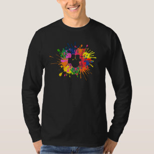 Drumming Drum Set Colorful For Drummer And Percuss T-Shirt