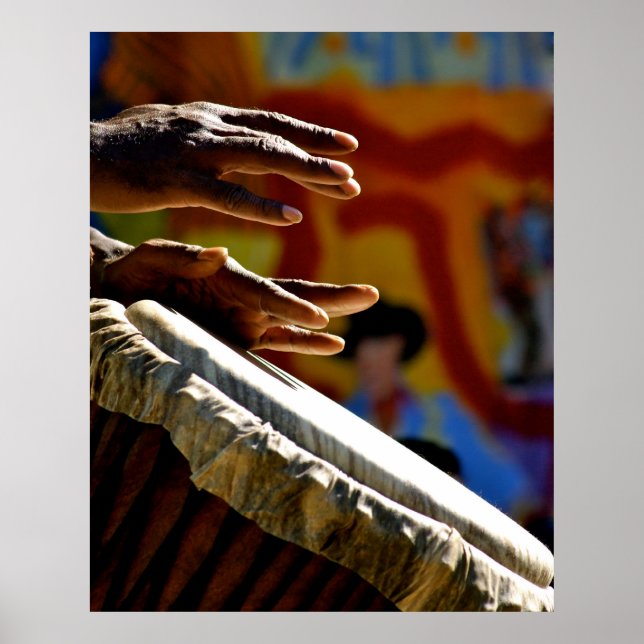 Drumming Hands Poster (Front)