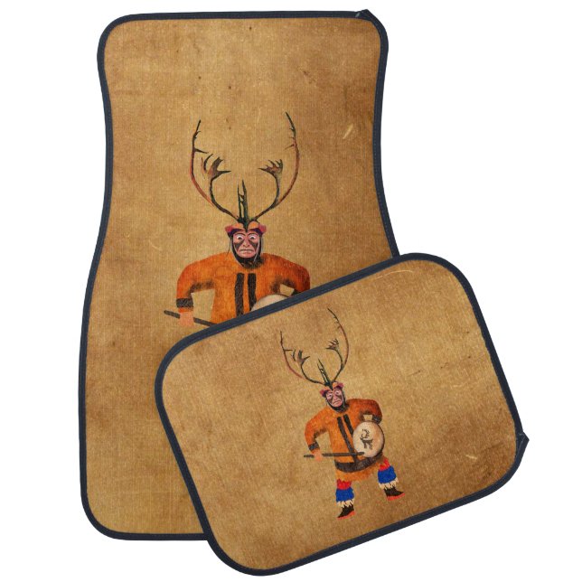 Drumming Shaman Car Floor Mat (Set)