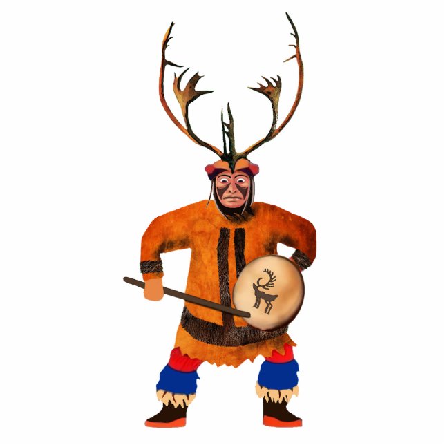 Drumming Shaman Cutout (Front)