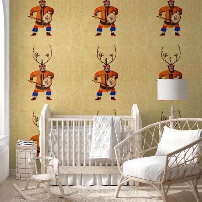 Drumming Shaman Wallpaper (Kids)