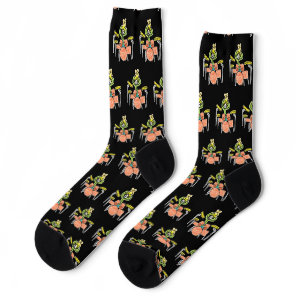 Drumming Stickman Socks