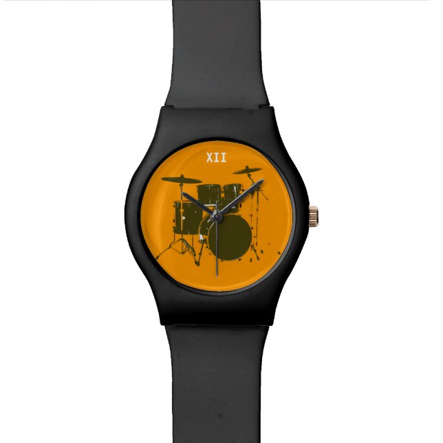 drumming time wrist watch (Close Up)