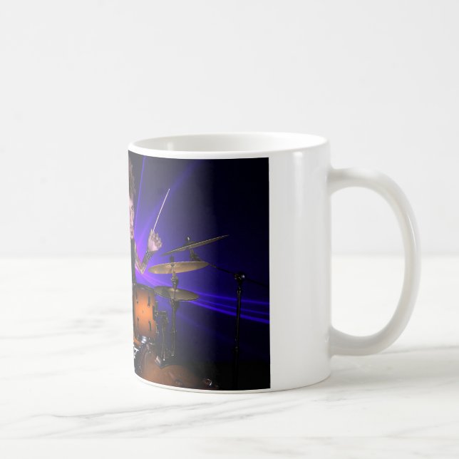 Drumming with the Lasers Mug (Right)