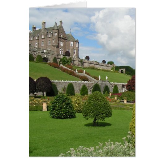 Drummond castle and gardens cards (Front)
