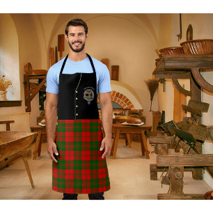 Drummond Clan Badge & Tartan Kilt Apron