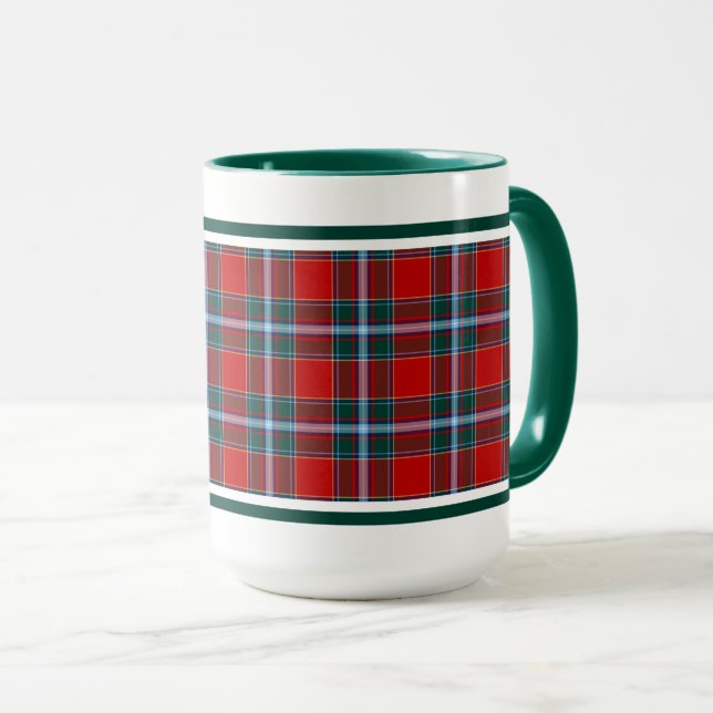 Drummond Clan Tartan Mug (Front Right)