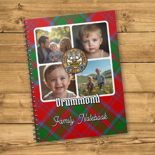 Drummond Family Photo Collage Notebook