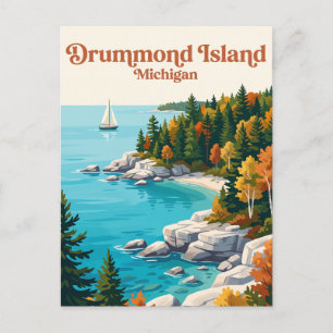Drummond Island Michigan Postcard