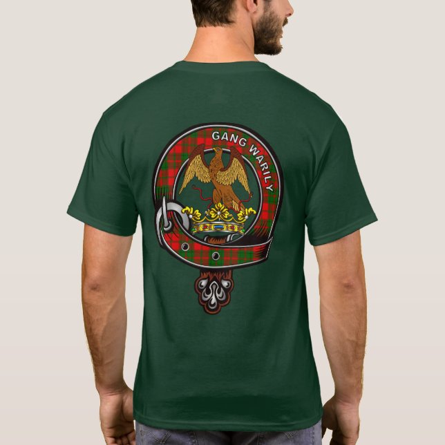 Drummond Tartan Clan Badge  T-Shirt (Back)