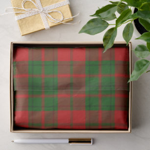 Drummond tartan red green plaid tissue paper