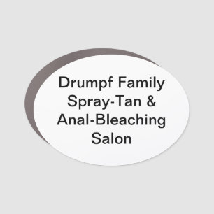 Drumpf Family Spray-Tan Hankamer Artjunkhaus Comic Car Magnet