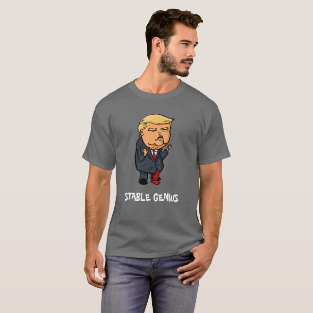 Drumpf - The Stable Genius T-Shirt (Front Full)