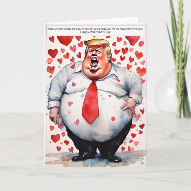 Drumpf Valentine's Day Card (Front)