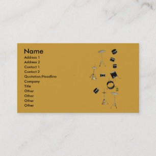 drums business card