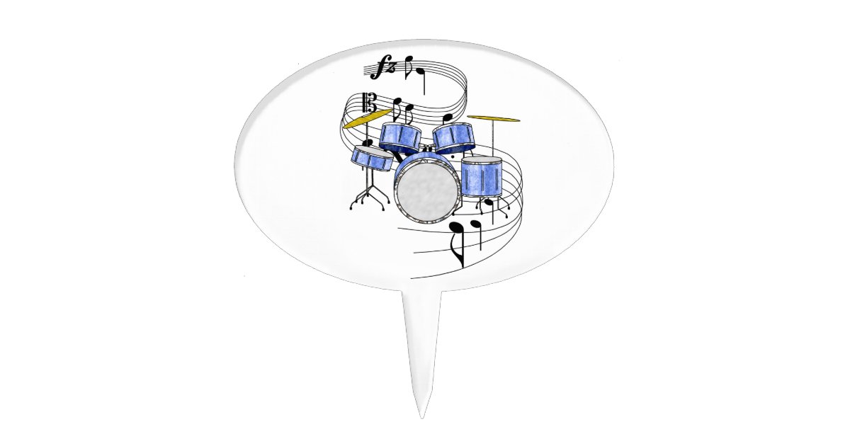 Drums Cake Topper Zazzle