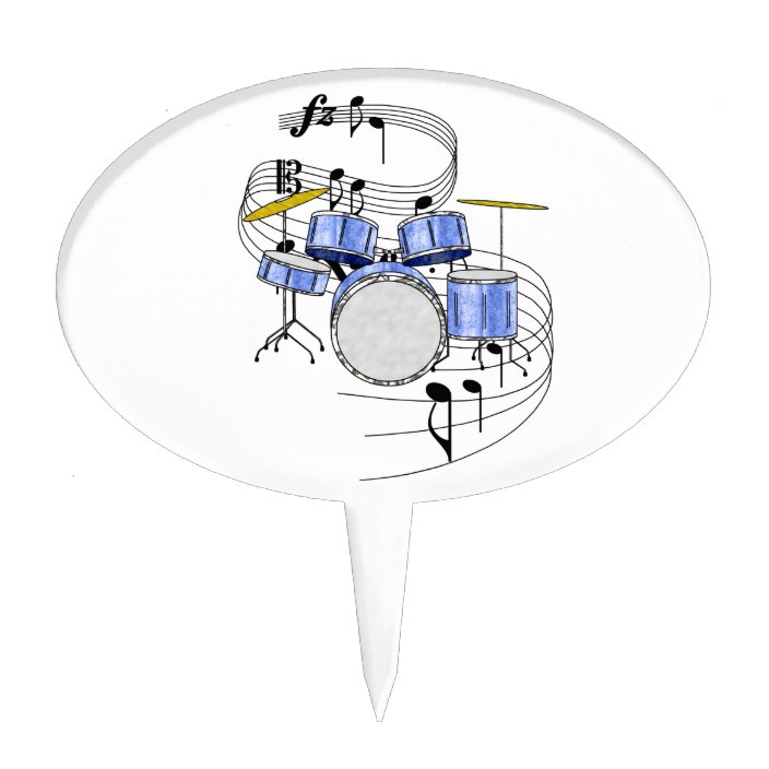 Drums Cake Topper