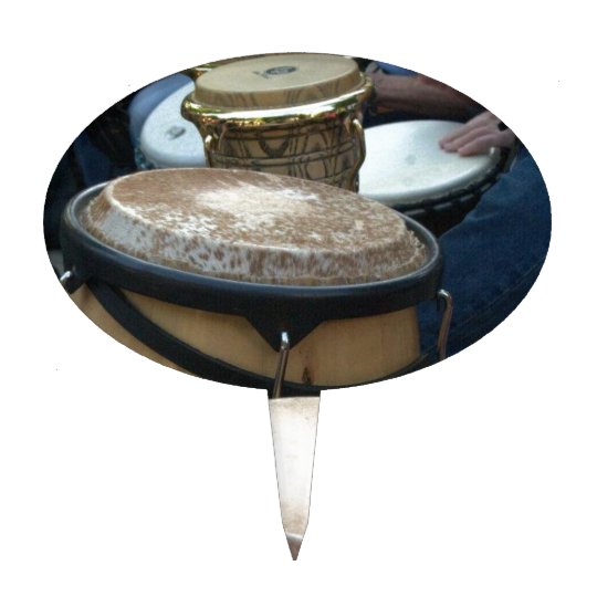 drums cake topper