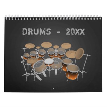 Drums Calendar by spiritswitchboard at Zazzle