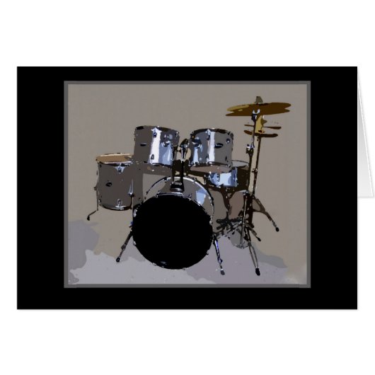 Drums Card (Front Horizontal)