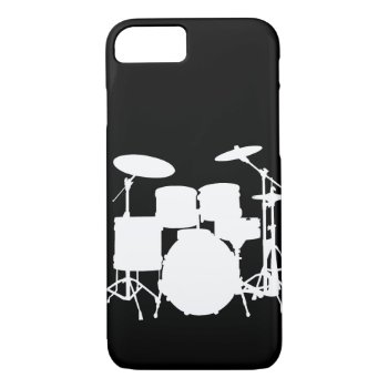 Drums Iphone 8/7 Case by LeSilhouette at Zazzle