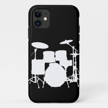 Drums Iphone 11 Case by LeSilhouette at Zazzle
