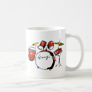 drums coffee mug