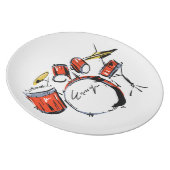 drums dinner plate (Right Side)