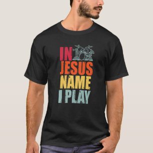 Drums Drummer Drumming Percussion Jesus Christian  T-Shirt