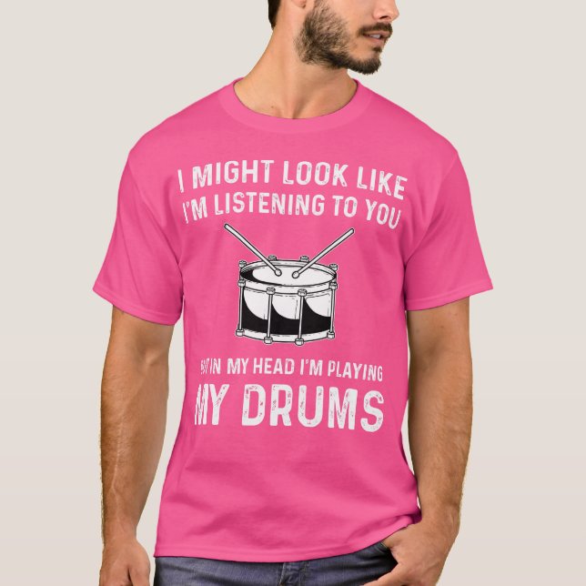 Drums Drummer Drumset T-Shirt (Front)