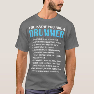 Drums Drummer Drumsticks Gift T-Shirt