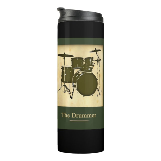 Drums Drummer Music  Thermal Tumbler (Rotated Right)