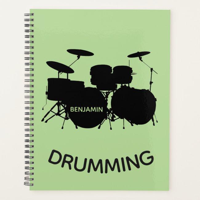 Drums Drumming Design Weekly/Monthly Planner