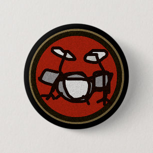 drums, drumming gifts pinback button