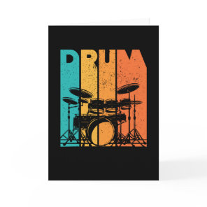 Drums | Drumming Lover Drummer Gift Card