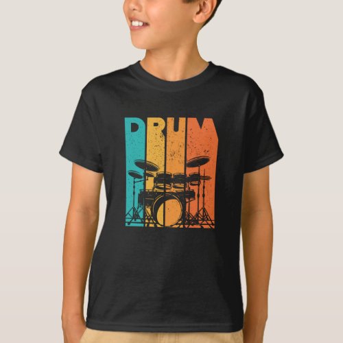 Drums  Drumming Lover Drummer Gift T_Shirt