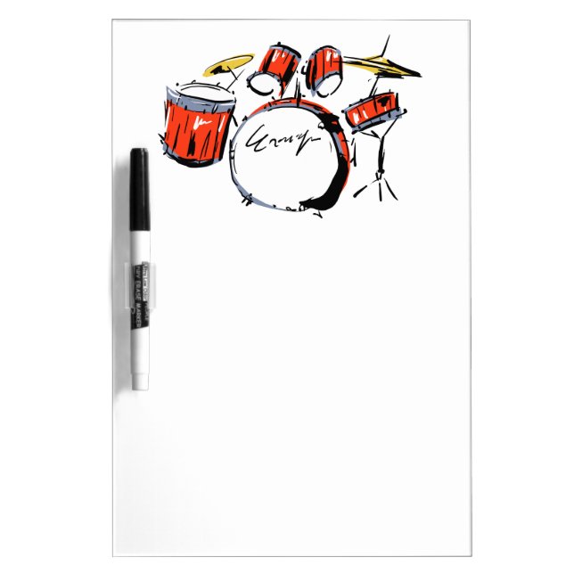 drums Dry-Erase board (Front)