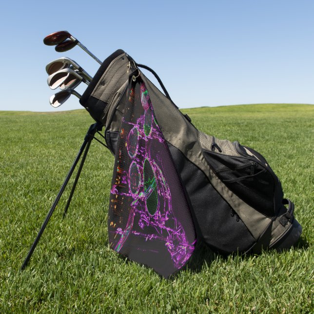 Drums gtcnm golf towel (Green)