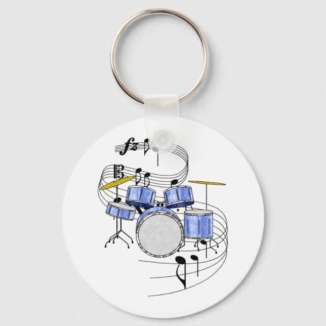 Drums Keychain (Front)