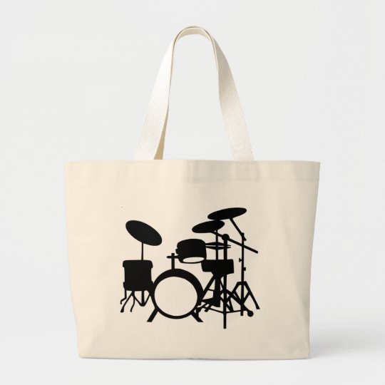 Drums Large Tote Bag Zazzle