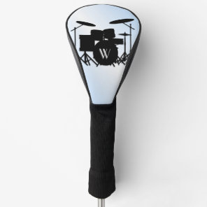 Drums Music Design Blue Golf Head Cover