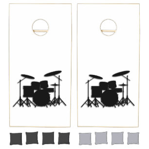 Drums Music Design Cornhole Set