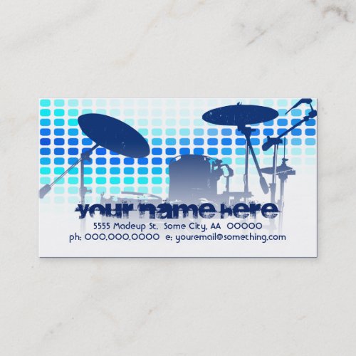 drums : musicmeterz business cards