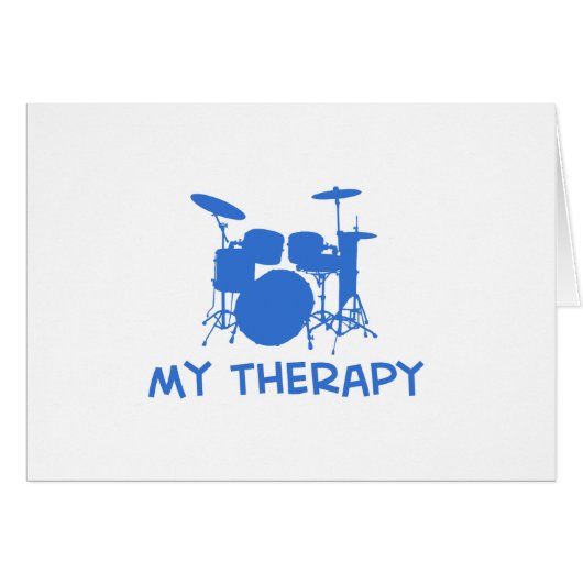 Drums my therapy cards (Front Horizontal)