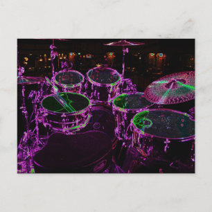 Drums pccnm postcard