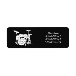 Drums Percussion Label