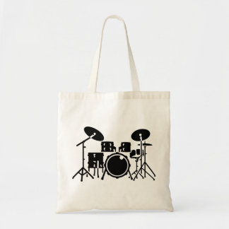 Drums percussion tote bag